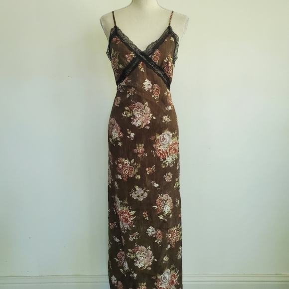 H&M x Brock Collection Woodsy Floral Slip Lyocell Dress - Picture 8 of 16